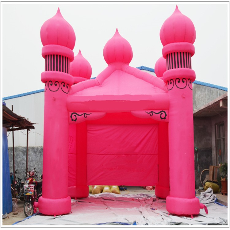 东兴粉色帐篷